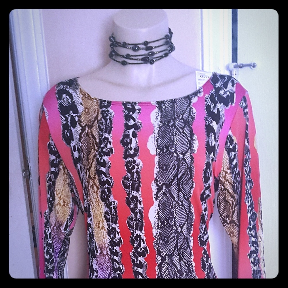 Multicolor Bodycon dress NWOT